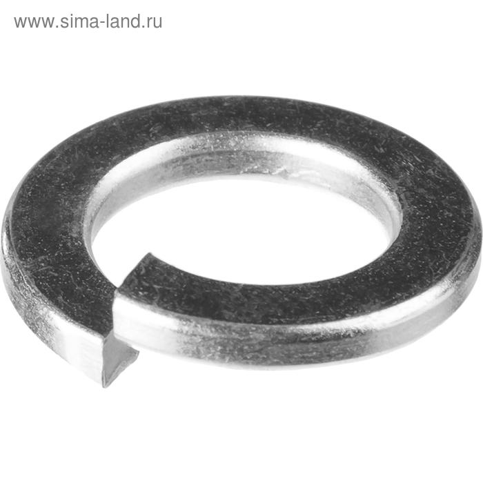 Шайба ЗУБР МАСТЕР, пружинная, разрезная, гровер, DIN127, оцинкованная, М4, 5 кг - Фото 1