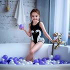 Шарики для сухого бассейна с рисунком, диаметр шара 7,5 см, набор 150 штук, цвет фиолетовый - Фото 10