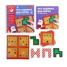 Новогодняя магнитная головоломка «Новый год: Что задумал Дед Мороз», 48 карт, 4 магнитных детали, 5+ - Фото 2