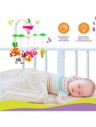 Мобиль музыкальный на кроватку «Зоопарк», на батарейках, Крошка Я - Фото 4