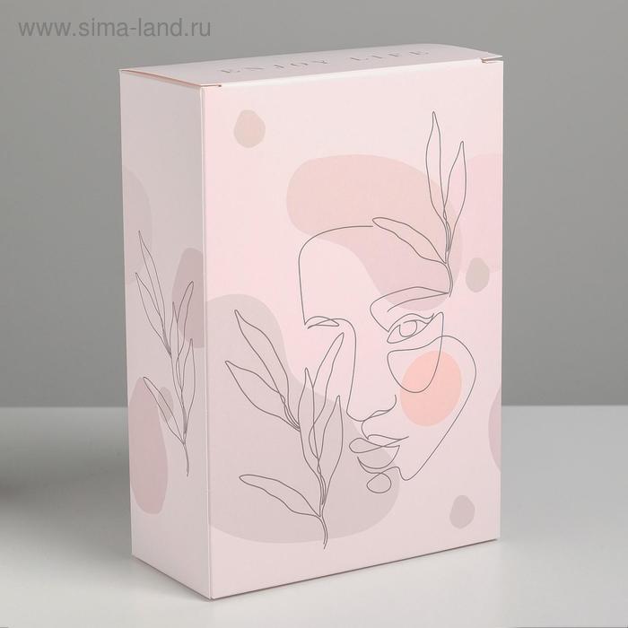Коробка подарочная складная, упаковка, «Love», 16 х 23 х 7.5 см