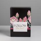 Коробка подарочная складная, упаковка, «Цветы», 16 х 23 х 7.5 см - Фото 2