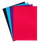 Бумага цветная самоклеящаяся А4, 10 листов, 10 цветов, в папке LOL (2 листа металлизированных, 4 листа флуоресцентных) - Фото 3