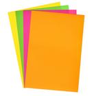 Бумага цветная самоклеящаяся А4, 10 листов, 10 цветов, в папке LOL (2 листа металлизированных, 4 листа флуоресцентных) - Фото 4