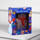 Светодиодная фигура «Приветливый снеговик» 13×20×8 см, акрил, 10 LED, батарейки ААх2 (не в комплекте), свечение белое - Фото 4