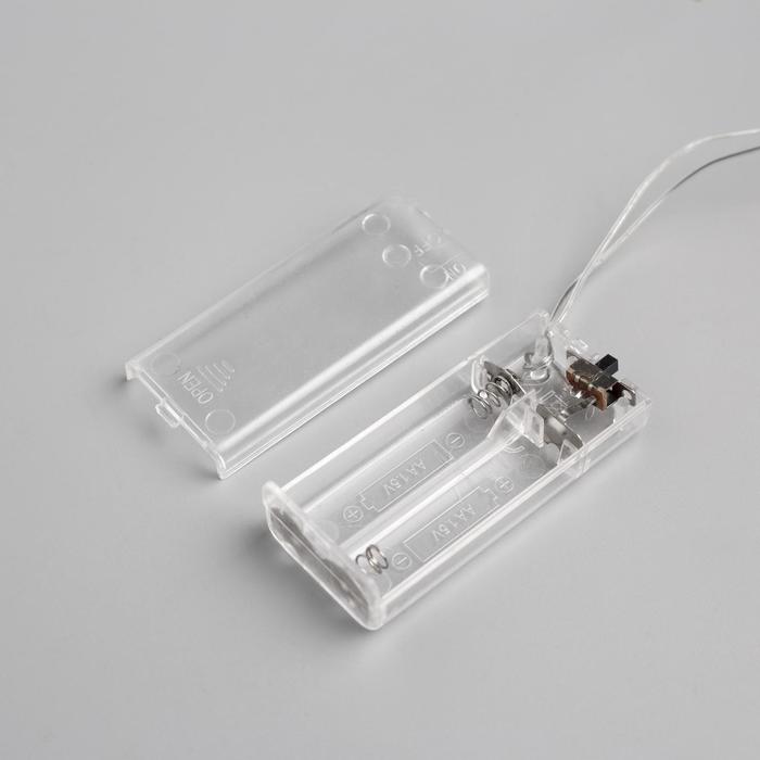 Светодиодная фигура «Лисичка» 10 × 25 × 20 см, акрил, 20 LED, батарейки ААх2 (не в комплекте), свечение белое - фото 1886536105
