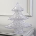 Светодиодная фигура «Ёлочка» 25×30×6 см, акрил, батарейки ААх2 (не в комплекте), свечение мульти (RGB) - Фото 2