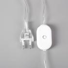 Светодиодная фигура «Дед Мороз» 33×47×20 см, 40 LED, 220 В, свечение белое - Фото 4