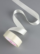 Лента атласная, 25 мм, 23±1 м, нежно-бежевая №02 - Фото 2