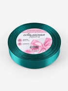 Лента атласная, 20 мм, 23±1 м, зелёная №126 - Фото 4