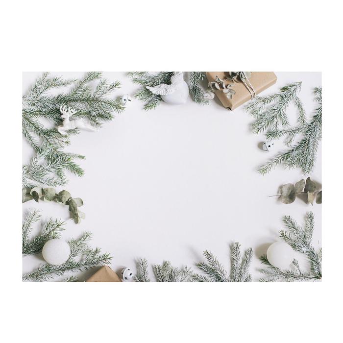 Фотофон «Еловые веточки», 70 × 100 см, бумага, 130 г/м - Фото 1