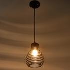 Светильник 34520/1 E27 40Вт черный 14х14х28-128 см - фото 804365299