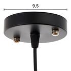 Светильник 34520/1 E27 40Вт черный 14х14х28-128 см - фото 804365301