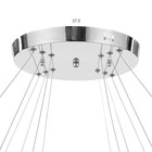 Люстра BayerLux 59913/3 LED 114Вт 4000К серебро 71х71х2-82 см - Фото 6