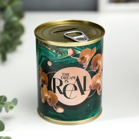 Копилка для денег «Банка. The dream is real», металл