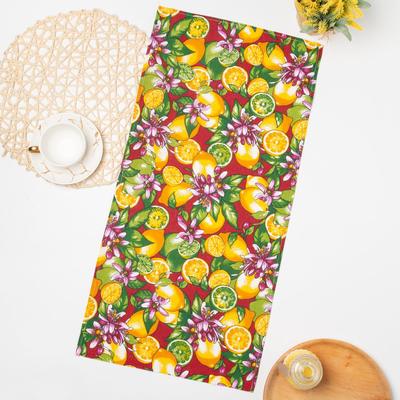 Полотенце вафельное 38×73 см (фас 10 шт.) МИКС, 160 г/м², хлопок 100%