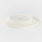 Тарелка фарфоровая десертная Доляна «Лаванда», d=20,3 см, цвет белый - Фото 3