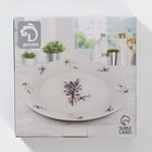 Тарелка десертная Доляна «Лаванда», d=20.3 см, фарфор, белая - Фото 7