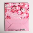 Пакет ламинированный вертикальный «Розовые шарики», ML 23 × 27 × 11,5 см - Фото 4