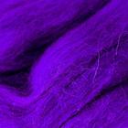 Шерсть для валяния 100% полутонкая шерсть 50гр (698-Т.фиолетовый) - Фото 3