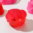 Набор форм для выпечки Доляна «Розочки», силикон, 7×3,5 см, 6 шт, цвет МИКС - Фото 4