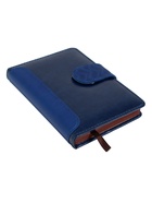 Ежедневник недатированный А6, 120 листов, обложка ПВХ, тонированный срез, с хлястиком, МИКС 5222126