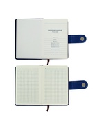 Ежедневник недатированный А6, 120 листов, обложка ПВХ, тонированный срез, с хлястиком, МИКС - Фото 13