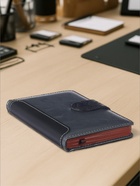 Ежедневник недатированный А6, 120 листов, обложка ПВХ, тонированный срез, с хлястиком, МИКС - Фото 4