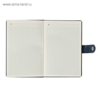 Ежедневник недатированный А5, 100 листов в клетку, с хлястиком, обложка ПВХ, МИКС 5222128