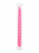 Свеча витая, 2.3×24.5 см, 5 ч, 50 г, тёмно-розовая - Фото 2