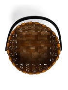 Корзина плетёная, секвойя, d=21.5хH12/25 см, коричневый 5413421