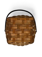 Корзина плетёная, секвойя, d=21.5хH12/25 см, коричневый 5413421