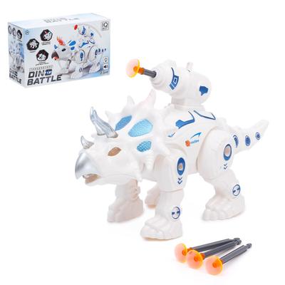 УЦЕНКА Робот «Трицератопс», световые и звуковые эффекты, работает от батареек