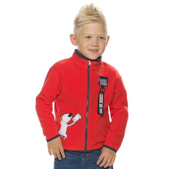 Куртка для мальчиков, рост 92 см, цвет красный