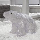 Светодиодная фигура «Медведь» 53 × 30 × 18 см, акрил, 30 LED, 24 В, свечение белое - Фото 2