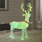 Светодиодная фигура «Олень» 66×32×100 см, акрил, 150 LED, 4.5V, свечение мульти (RGB) - Фото 3