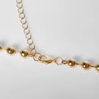 Кулон «Цепь» гантелька, цвет золото, L=40 см - фото 24496147