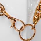 Кулон на цепочке «Объёмное сердце», с карабином, L=42 см, цвет золото  (артикул 5393411)  большой выбор товаров оптом и в розницу по низким ценам с доставкой