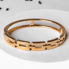 Браслет металл «Каркас» цепь, цвет золото, размер 7×5,5 см - Фото 6