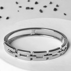 Браслет «Каркас» цепь, d=7 см, цвет серебро - Фото 2