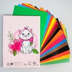 Набор "Коты Аристократы" А4: 8л цветного одностороннего картона + 8л цветной двусторонней бумаги - фото 6341110