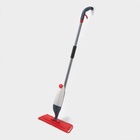 Швабра для мытья пола с распылителем Доляна, насадка из микрофибры, металлическая ручка, 123×14×42 см, красная - Фото 5