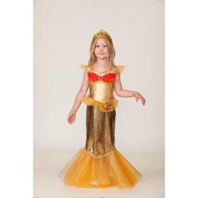 Карнавальный костюм «Золотая рыбка», платье, р. 30, рост 116 см