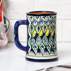 Кружка узбекская Риштанская Керамика «Цветы», 500 мл, синий МИКС - Фото 7