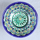 Коса Риштанская Керамика "Узоры" 14,5 см, малая, синяя - фото 4314476