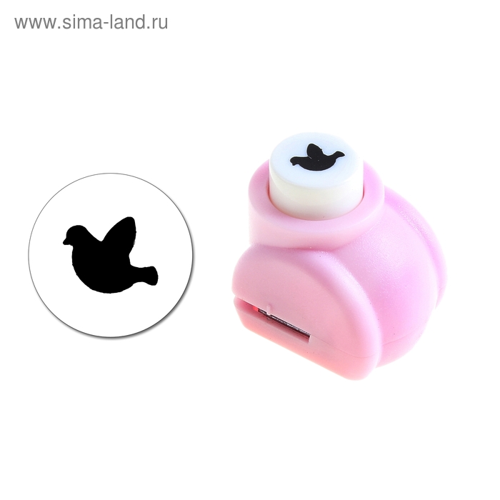 Дырокол фигурный "Голубь" d=0,8 см 3х2,5х3,2 см - Фото 1