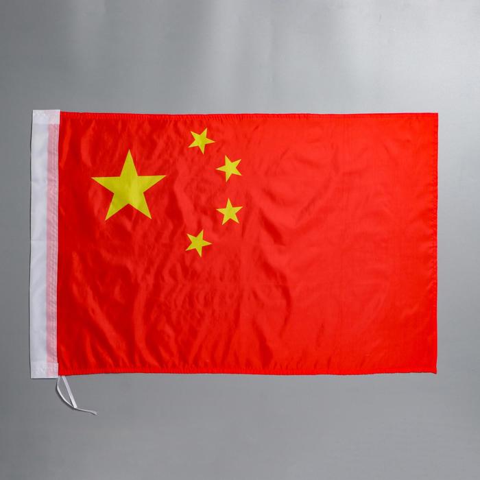 Флаг Китая, 60 х 90 см, полиэфирный шёлк - Фото 1