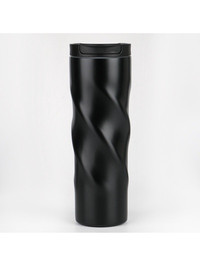 Термокружка, 500 мл, «Мастер К», сохраняет тепло 8 ч., 7.8×22 см, чёрная