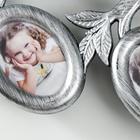 Фоторамка-коллаж на 6 фото «Семейное дерево», серебро, 27×19 см - Фото 3