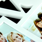 Фоторамка на 3 фото 10х15 см "Моменты из жизни" белая 30х38 см - Фото 3